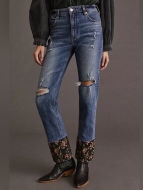 Pilcro Anthropologie The Vintage Straight Leg Jeans